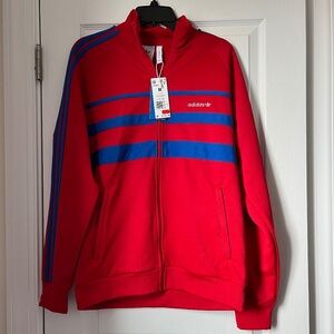 New Men’s Track Top Better Scarlet Size M